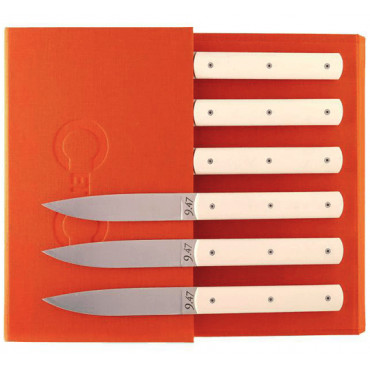 Coffret de 6 couteaux "9.47" L.22,7 cm (Plusieurs coloris disponibles) - Perceval