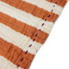 Set de 2 serviettes STRIPED TANGERINE en coton