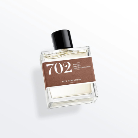 L'Eau de parfum 702 encens, lavande et bois de cachemire 30 ml - Bon Parfumeur