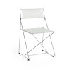 Lot de 2 chaises empilables X-LINE structure chromée - Hay