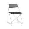 Lot de 2 chaises empilables Indoor Outdoor X-LINE structure acier galvanisé - Hay