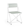 Lot de 2 chaises empilables Indoor Outdoor X-LINE structure acier galvanisé - Hay