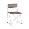 Lot de 2 chaises empilables Indoor Outdoor X-LINE structure acier galvanisé - Hay