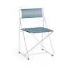 Lot de 2 chaises empilables Indoor Outdoor X-LINE structure acier galvanisé - Hay