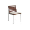 Lot de 2 chaises outdoor sans accoudoir TRAVERSE en frêne huilé - Hay