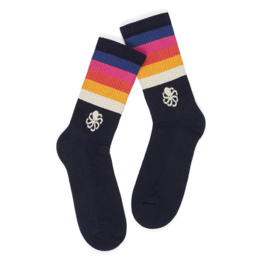 Chaussettes SOCKS NIGHT SUNRISE BLACK - Jonsen Island