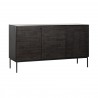 Buffet enfilade GROOVES en teck 3 portes - Ethnicraft