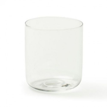 Tasse en verre transparent - lot de 6 Lot de 6 tasses à expresso, zinc
