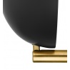 Applique Greta Grossman Cobra Wall Lamp - Jet Black