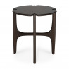 Table d'appoint "Polished Imperfect" Ø47 cm en acajou - Ethnicraft