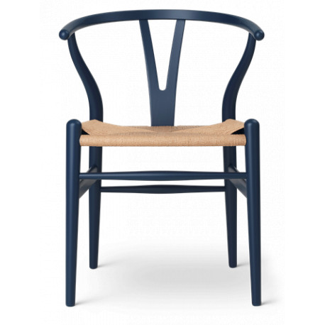 Chaise CH24 "Wishbone chair" hêtre teinté soft (Plusieurs coloris disponibles) - Hans Wegner - Carl Hansen