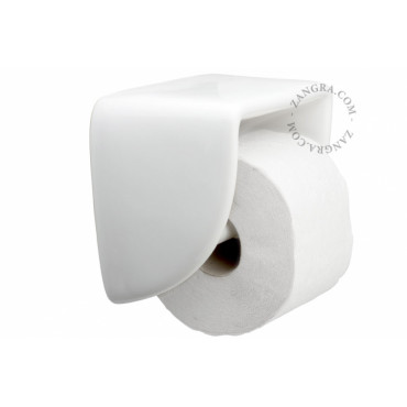 Dérouleur papier toilette porcelaine (Plusieurs coloris disponibles) - Zangra