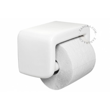 Dérouleur papier toilette porcelaine (Plusieurs coloris disponibles) - Zangra