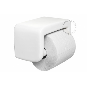 Dérouleur papier toilette porcelaine - Zangra