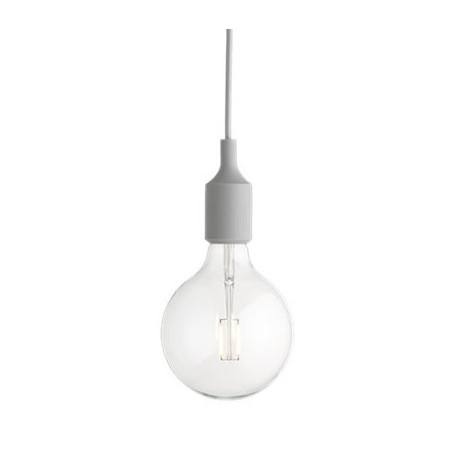 Suspension E27 en silicone pale blue - Muuto