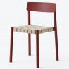 Chaise "Betty TK1" assise en lin (Plusieurs finitions disponibles) - &Tradition