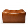 Canapé N701 2 places cuir marron- Ethnicraft