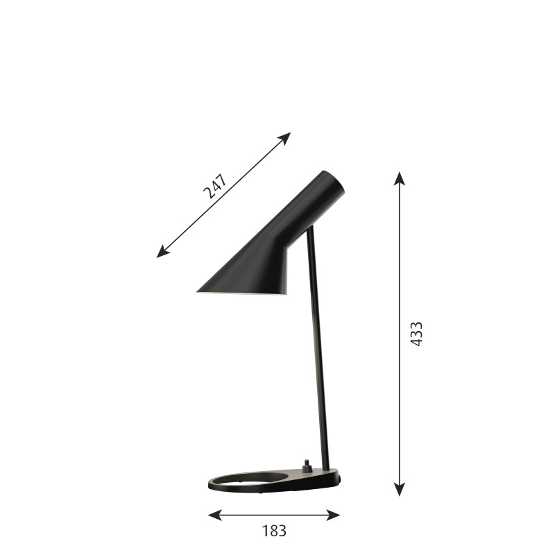 Lampe de table AJ Mini Arne Jacobsen Louis Poulsen