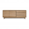 Buffet enfilade chêne massif WAVE - Ethnicraft