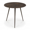 Table basse ronde en métal LUNA 80cm Noir - Ethnicraft