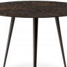 Table basse ronde en métal LUNA 80cm Noir - Ethnicraft