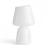 Lampe de table "Apollo" en verre opalin blanc - Hay