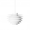 Suspension "Verona" en aluminium coloris blanc mat (Plusieurs dimensions disponibles) - Lyfa