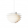 Suspension "Verona" en aluminium coloris blanc mat (Plusieurs dimensions disponibles) - Lyfa