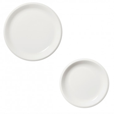 Assiette plate "Raami" en porcelaine blanche (Plusieurs dimensions disponibles) - Iittala