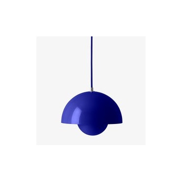 Suspension FlowerPot VP7 Matt Light Grey pendant lamp by Verner Panton