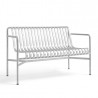 Banc avec dossier L.128 cm Palissade Outdoor (Plusieurs coloris disponibles) - Hay