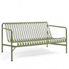 Banc avec dossier L.139 cm Palissade Outdoor (Plusieurs coloris disponibles) - Hay