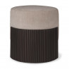 Pouf / Tabouret Roller Max en acajou brun foncé Ø45 cm - Ethnicraft