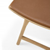 Tabouret Osso en chêne assise en cuir - Ethnicraft