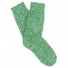 Chaussettes Femme Plain Melange Bright Green - Escuyer