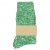 Chaussettes Femme Plain Melange Bright Green - Escuyer