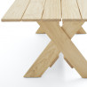 Table outdoor en pin Crate L.180 cm - Gerrit Rietveld - Hay