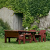 Table outdoor en pin Crate L.180 cm - Gerrit Rietveld - Hay