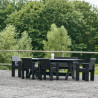 Table outdoor en pin Crate L.180 cm - Gerrit Rietveld - Hay