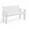 Banc outdoor avec accoudoirs Crate L.132 cm - Gerrit Rietveld - Hay