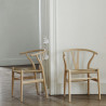 Chaise CH24 "Wishbone chair" en bois naturel (Plusieurs finitions disponibles) - Hans Wegner - Carl Hansen & Son