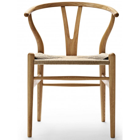 Chaise CH24 "Wishbone chair" en bois naturel (Plusieurs finitions disponibles) - Hans Wegner - Carl Hansen & Son