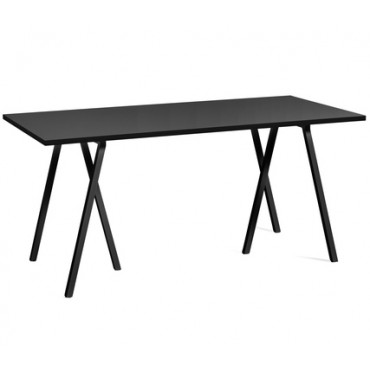 Table rectangulaire Loop Stand L.160 cm avec renfort en métal - Hay