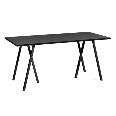 Table rectangulaire Loop Stand L.160 cm avec renfort en métal - Hay