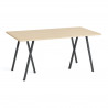 Table rectangulaire Loop Stand L.160 cm avec renfort en métal - Hay