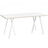 Table rectangulaire Loop Stand L.160 cm avec renfort en métal - Hay