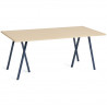 Table rectangulaire Loop Stand L.160 cm avec renfort en métal - Hay