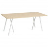 Table rectangulaire Loop Stand L.160 cm avec renfort en métal - Hay