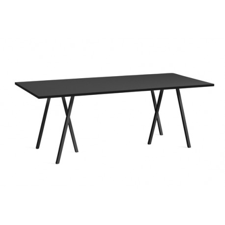 Table rectangulaire Loop Stand L.160 cm avec renfort en métal - Hay