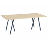 Table rectangulaire Loop Stand L.160 cm avec renfort en métal - Hay